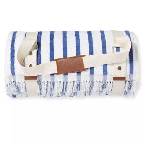 NIB Serena & Lily Tide Stripe Umbrella Blanket - blue stripe *FREE SHIPPING*